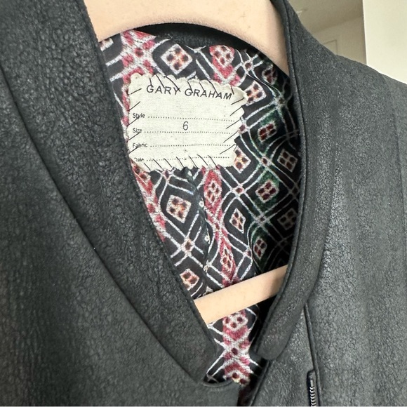 Vintage Gary Graham Leather Bolero Jacket - Picture 3 of 7